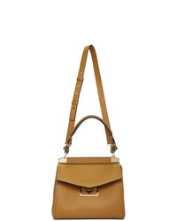 Светло-коричневая кожаная сумка-саквояж от Givenchy