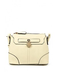 Светло-коричневая кожаная сумка через плечо от Chantal