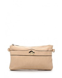 Светло-коричневая кожаная сумка через плечо от Chantal