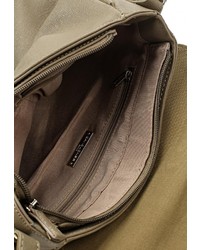 Светло-коричневая кожаная сумка через плечо от David Jones
