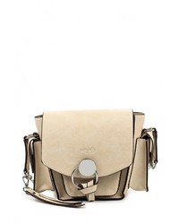 Светло-коричневая кожаная сумка через плечо от Dispacci