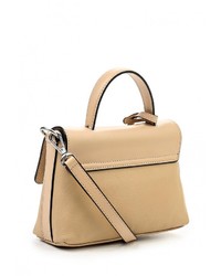 Светло-коричневая кожаная сумка через плечо от DKNY