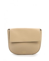 Светло-коричневая кожаная сумка через плечо от Le camp