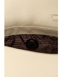 Светло-коричневая кожаная сумка через плечо от Love Moschino