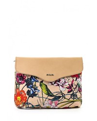 Светло-коричневая кожаная сумка через плечо от Pola