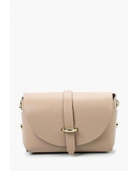 Светло-коричневая кожаная сумка через плечо от Roberta Rossi