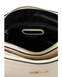 Светло-коричневая кожаная сумка через плечо от Vitacci