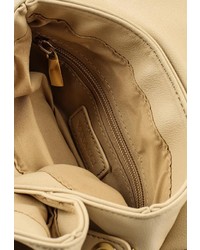 Светло-коричневая кожаная сумка через плечо от Vitacci