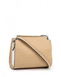 Светло-коричневая кожаная сумка через плечо от Vitacci