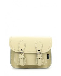 Светло-коричневая кожаная сумка через плечо от Zatchels