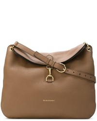 Женская светло-коричневая кожаная сумка от Burberry