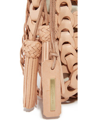 Женская светло-коричневая кожаная сумка от Zimmermann