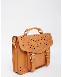 Женская светло-коричневая кожаная сумка от Asos