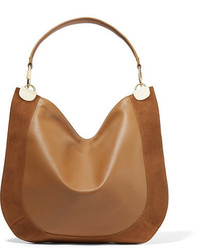 Женская светло-коричневая кожаная сумка от Diane von Furstenberg