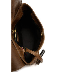 Женская светло-коричневая кожаная сумка от Jerome Dreyfuss
