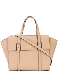 Женская светло-коричневая кожаная сумка от Kate Spade