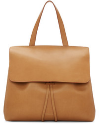 Женская светло-коричневая кожаная сумка от Mansur Gavriel