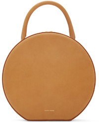 Женская светло-коричневая кожаная сумка от Mansur Gavriel