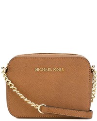 Женская светло-коричневая кожаная сумка от MICHAEL Michael Kors