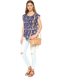 Женская светло-коричневая кожаная сумка от Botkier