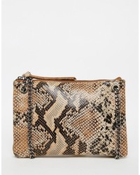 Женская светло-коричневая кожаная сумка от Urban Code