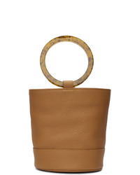 Светло-коричневая кожаная сумочка от Simon Miller