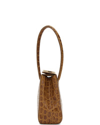 Светло-коричневая кожаная сумочка от Little Liffner