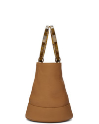 Светло-коричневая кожаная сумочка от Simon Miller
