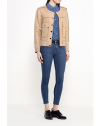 Женская светло-коричневая косуха от Tom Farr