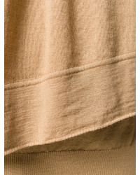 Женская светло-коричневая кофта с коротким рукавом от Marni