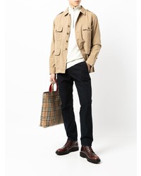 Мужская светло-коричневая куртка в стиле милитари от Polo Ralph Lauren