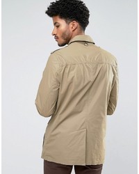 Мужская светло-коричневая куртка в стиле милитари от Mango