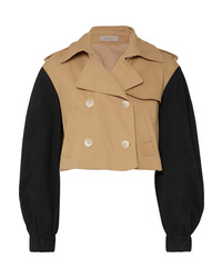 Светло-коричневая куртка в стиле милитари от Preen Line