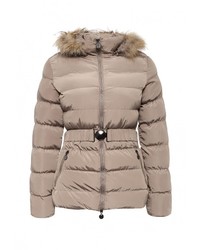Женская светло-коричневая куртка-пуховик от Adrixx