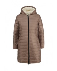 Женская светло-коричневая куртка-пуховик от Aurora Firenze