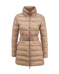 Женская светло-коричневая куртка-пуховик от B.Style