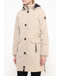 Женская светло-коричневая куртка-пуховик от Baon