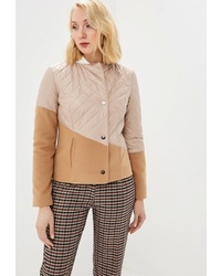Женская светло-коричневая куртка-пуховик от Beatris