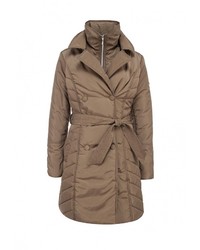 Женская светло-коричневая куртка-пуховик от F5