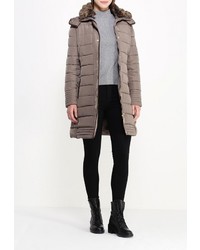 Женская светло-коричневая куртка-пуховик от Fantasy