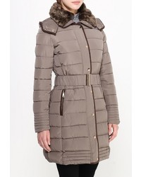 Женская светло-коричневая куртка-пуховик от Fantasy