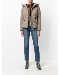 Женская светло-коричневая куртка-пуховик от Aspesi