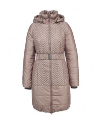 Женская светло-коричневая куртка-пуховик от Grishko