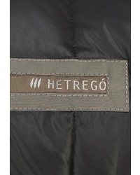 Мужская светло-коричневая куртка-пуховик от Hetregó