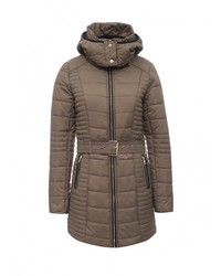 Женская светло-коричневая куртка-пуховик от Only