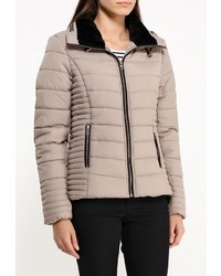 Женская светло-коричневая куртка-пуховик от Only