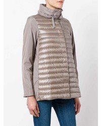 Женская светло-коричневая куртка-пуховик от Herno