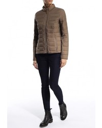 Женская светло-коричневая куртка-пуховик от Tom Tailor