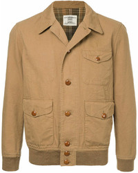 Светло-коричневая куртка-рубашка