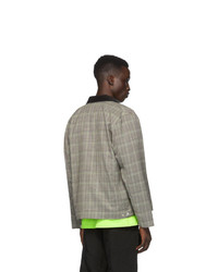 Мужская светло-коричневая куртка-рубашка в шотландскую клетку от CARHARTT WORK IN PROGRESS